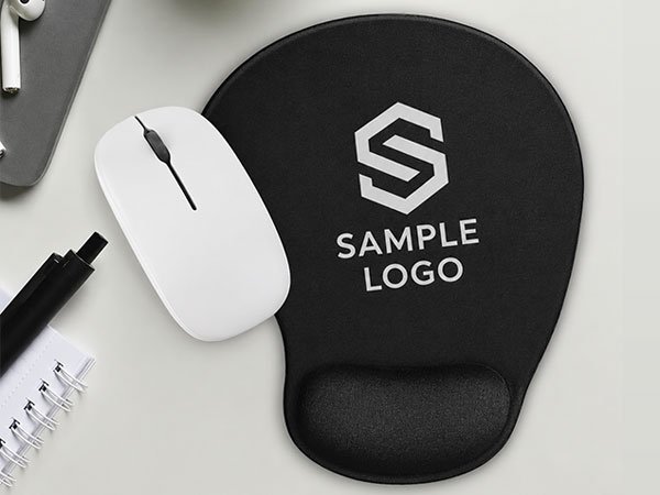 Ergonomic wrist rest branded mouse pad Ireland